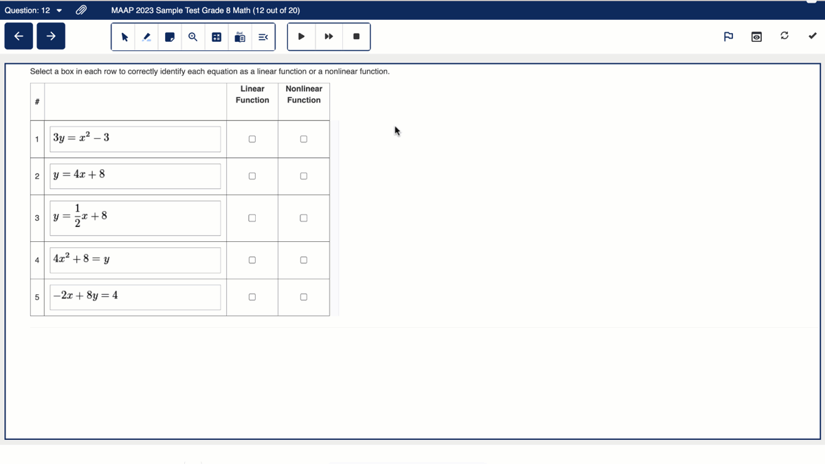 Table Checkbox