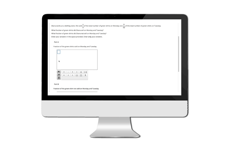 PARCC desktop example